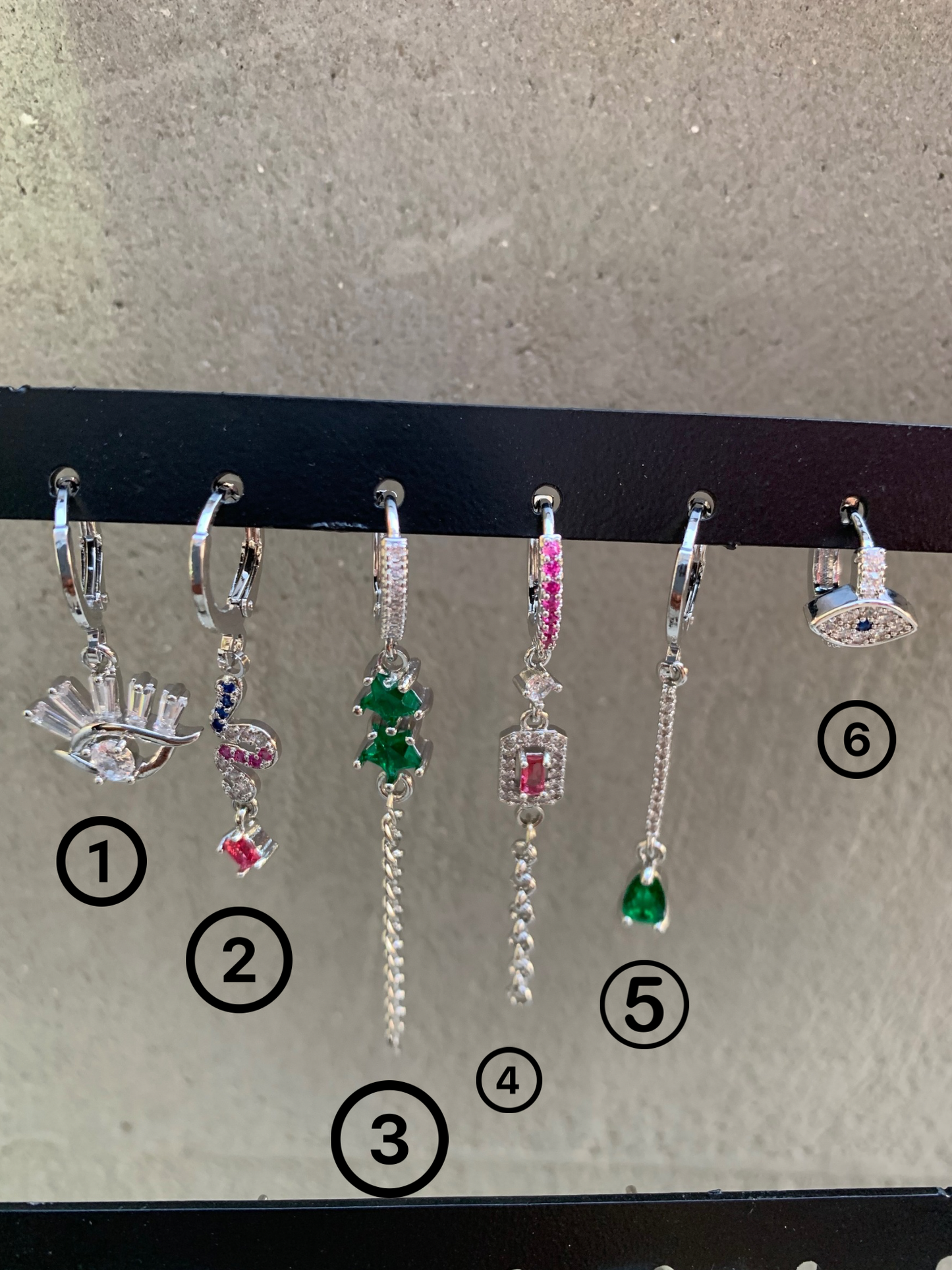 SLIVER PLEATED EARRINGS