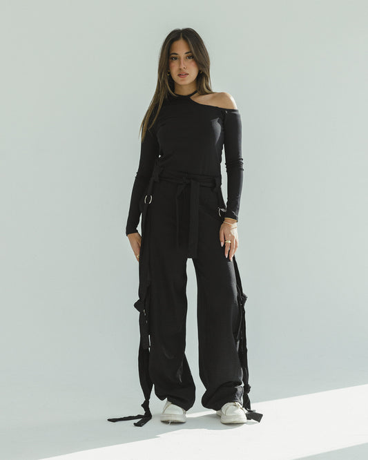 Black Boho Pants