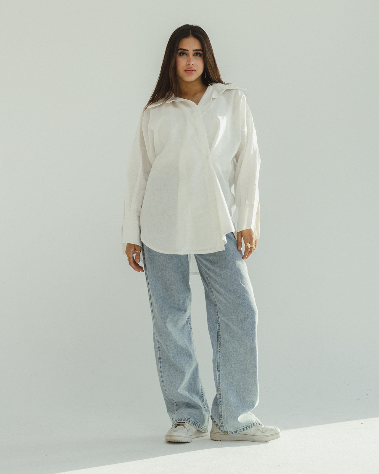 2-in-1 Organic Linen Shirt In Off-White guy