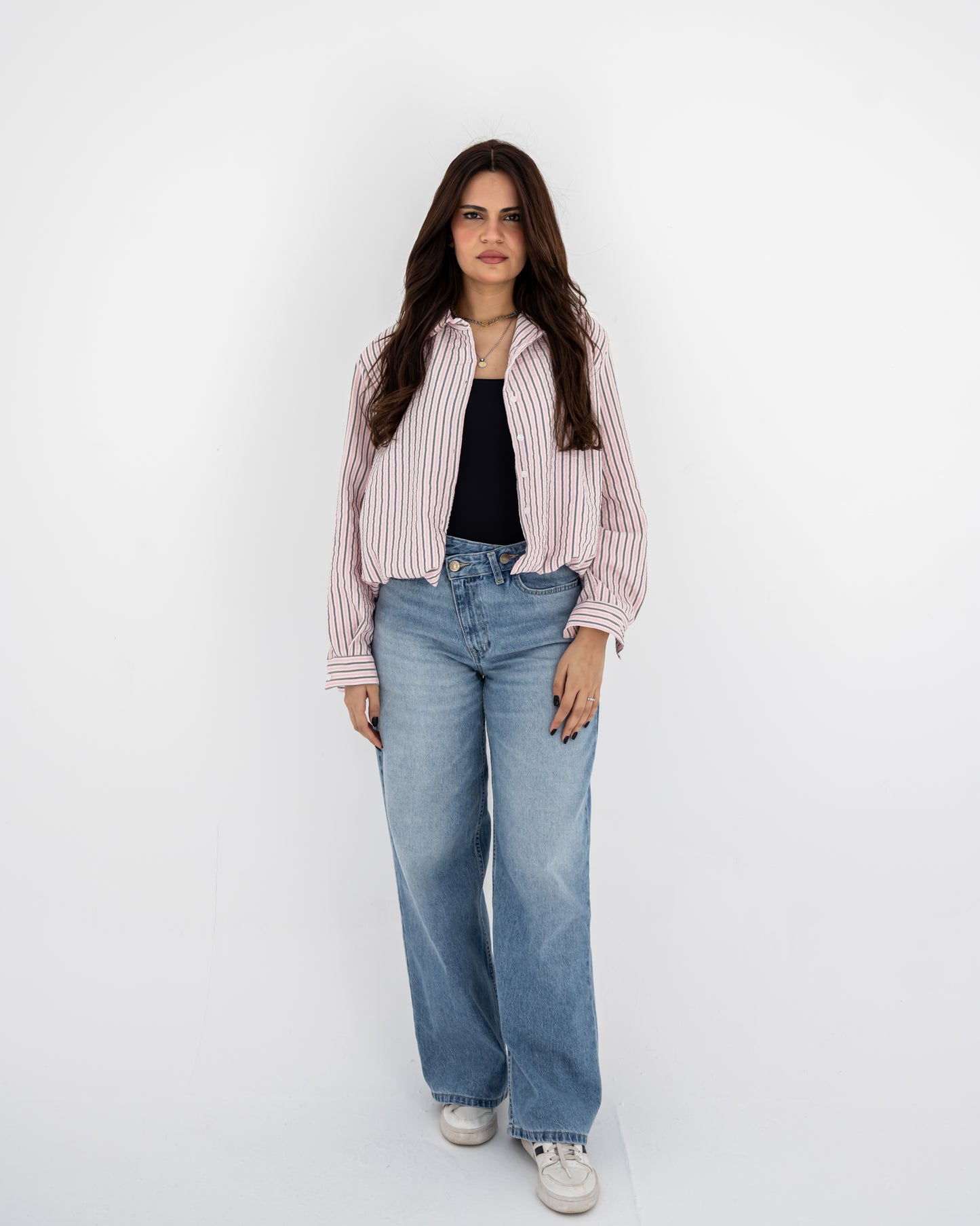 Pink Striped Shirt