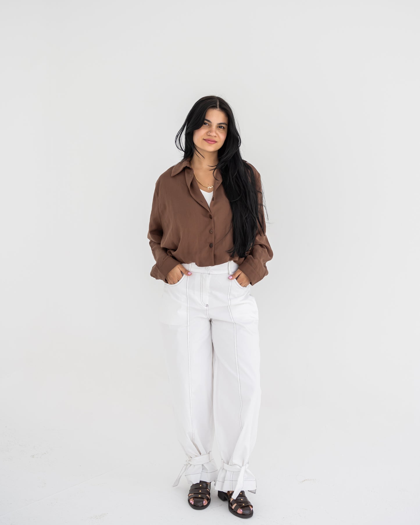 Off-White Stitched Pants