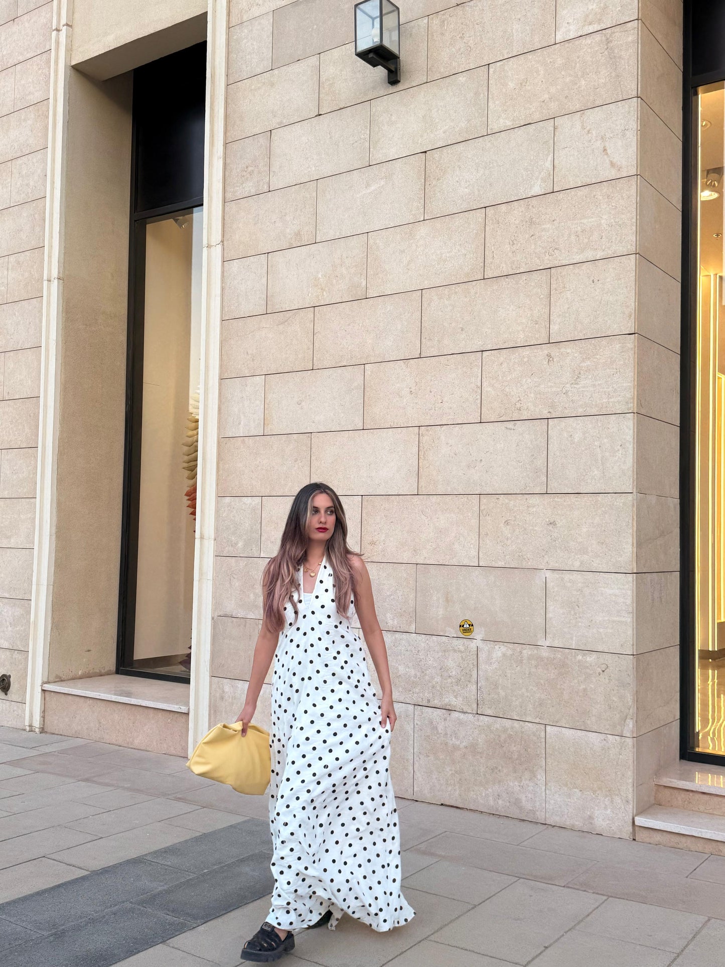 polka dot dress