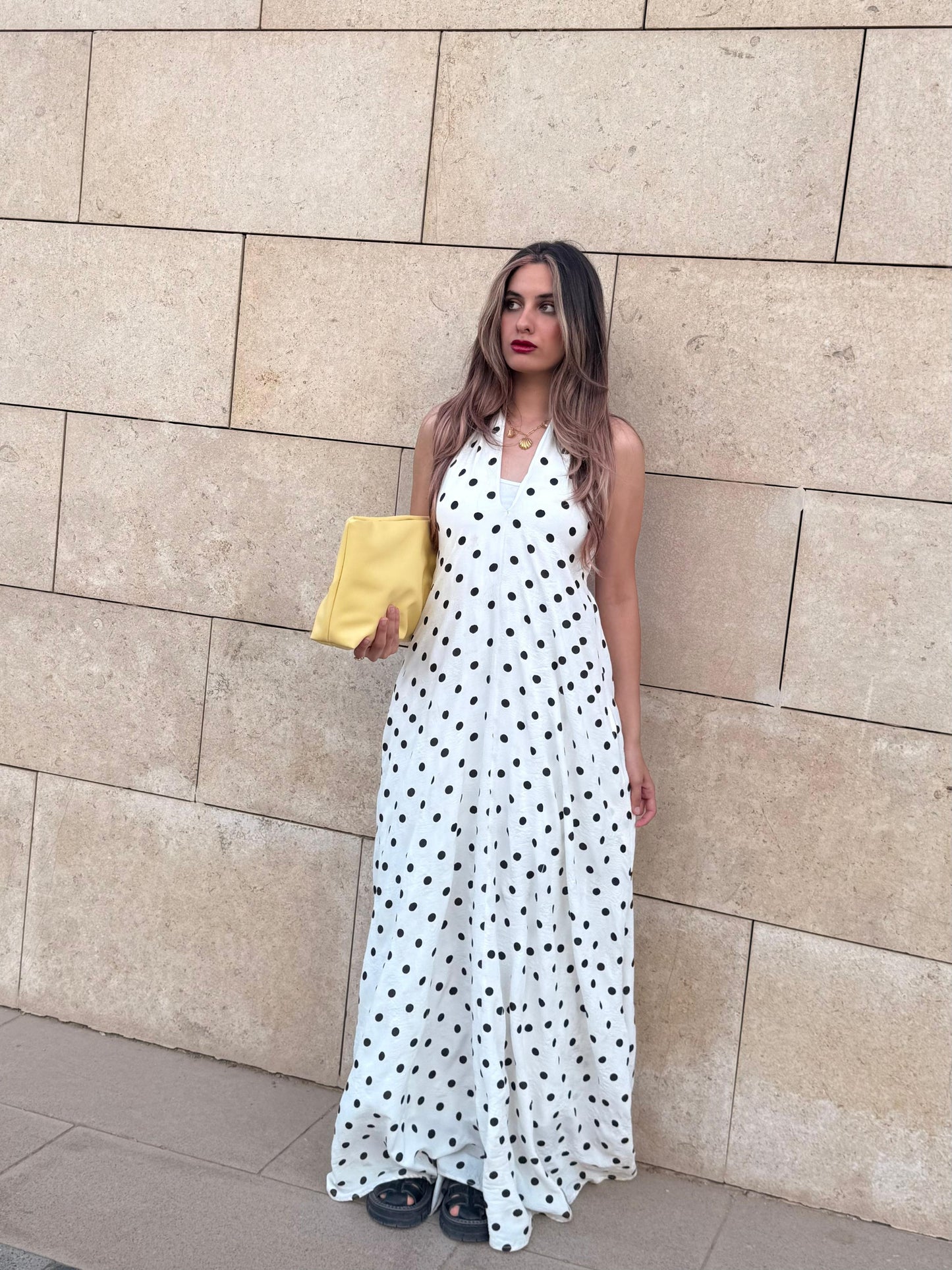 polka dot dress