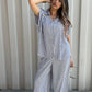 half-sleeves set in blue