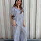 half-sleeves set in blue