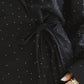 Bling Wrapped Linen Set In Black