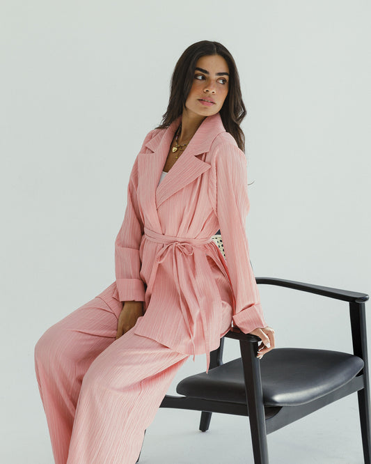 Pink Blazer Set