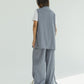 Sleeveless Grey Set