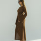 Crochet Brown Dress
