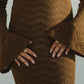 Crochet Brown Dress