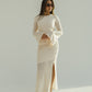 Crochet Off-White Dress