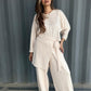 ivory wave set in off-white