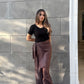 mocha wrap pants