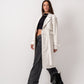 Women's Pure White Leather Coat - Double Way Design, Premium Quality, Made in Egypt