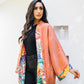 Women's Double Face Pure Satin 2-In-1 Cardigan Top - Havan Color, Made in Egypt - One Size Fit