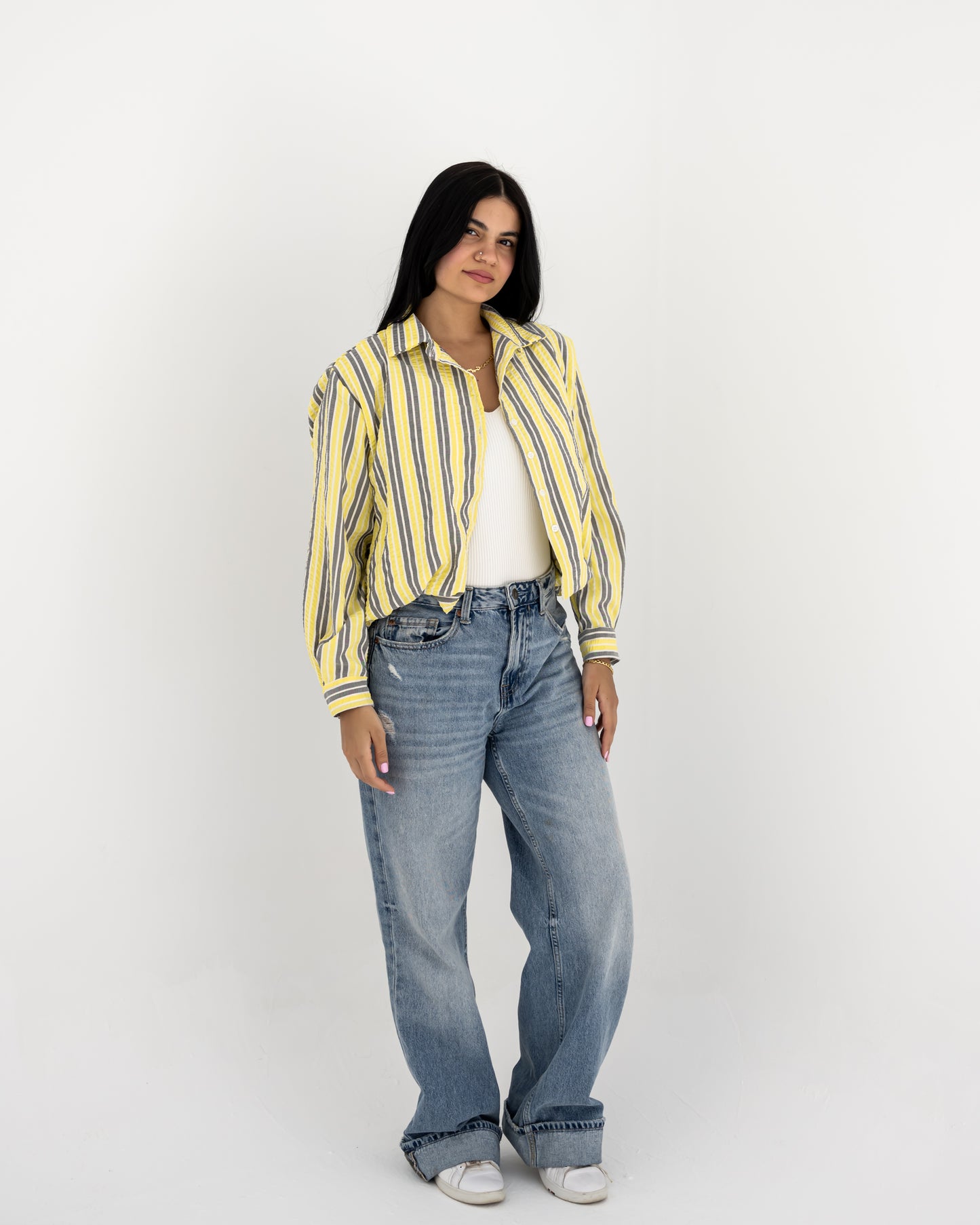 Yellow Striped Shirt