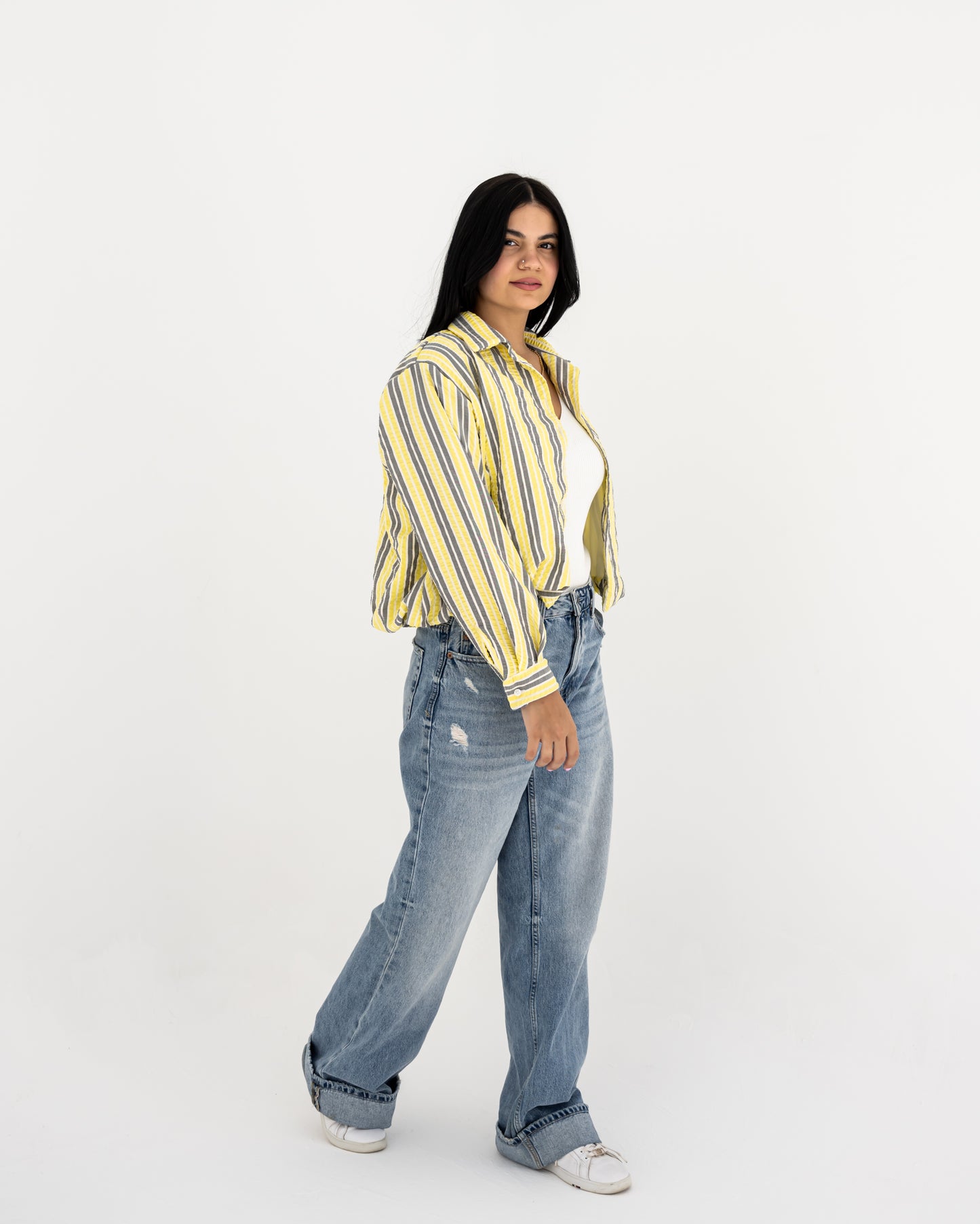 Yellow Striped Shirt