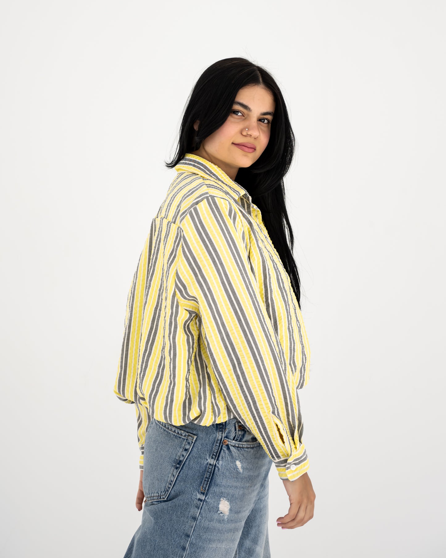 Yellow Striped Shirt