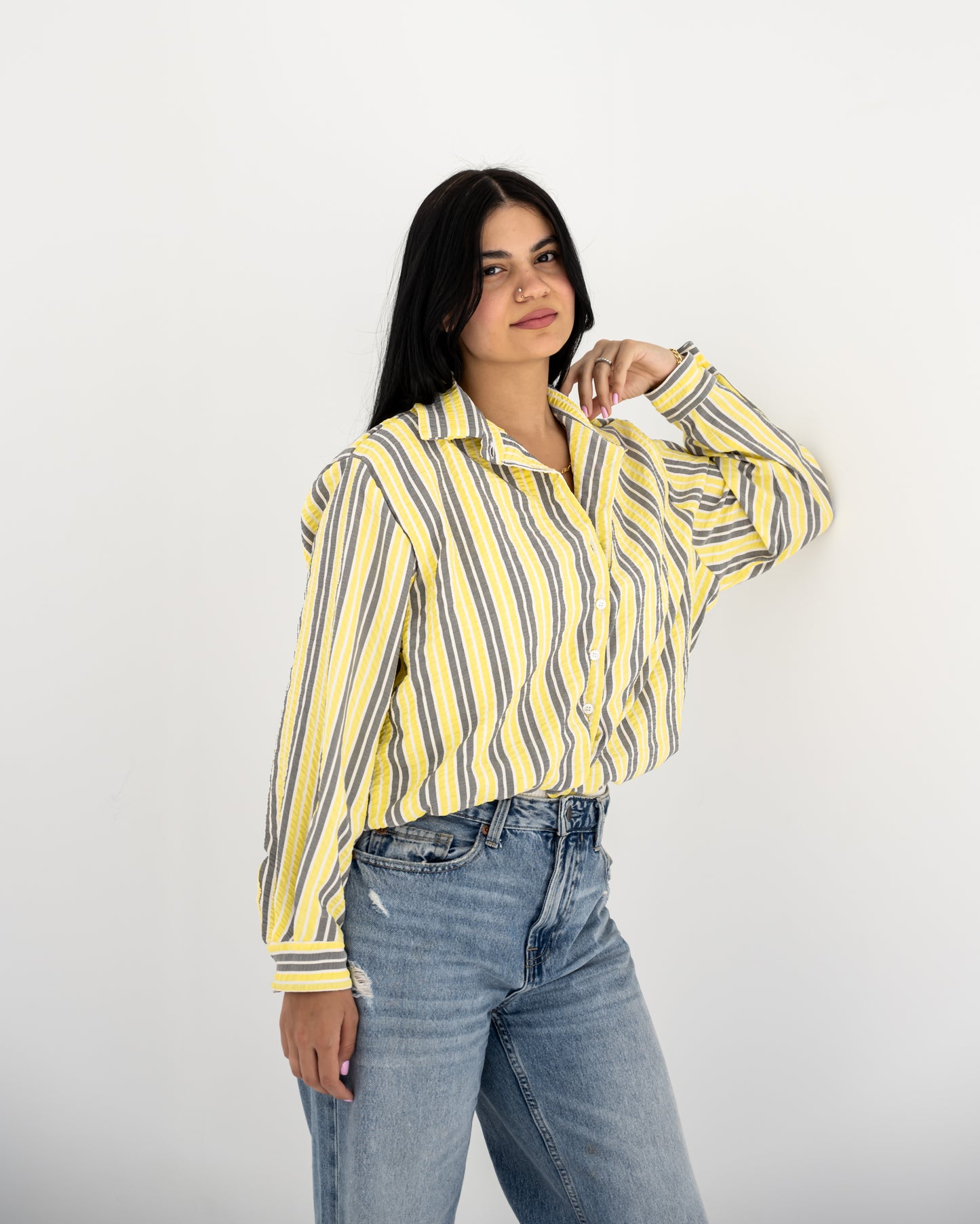 Yellow Striped Shirt
