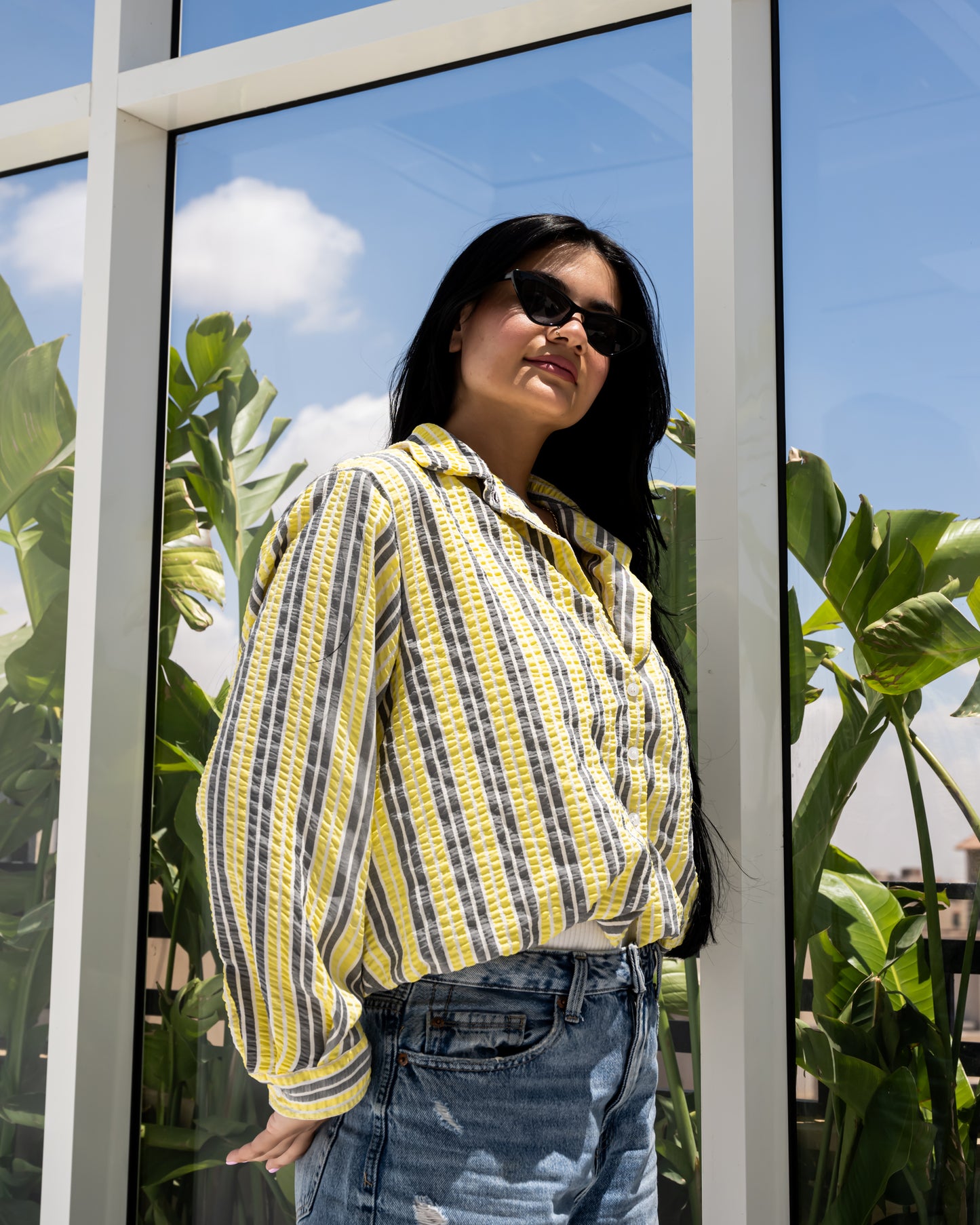 Yellow Striped Shirt