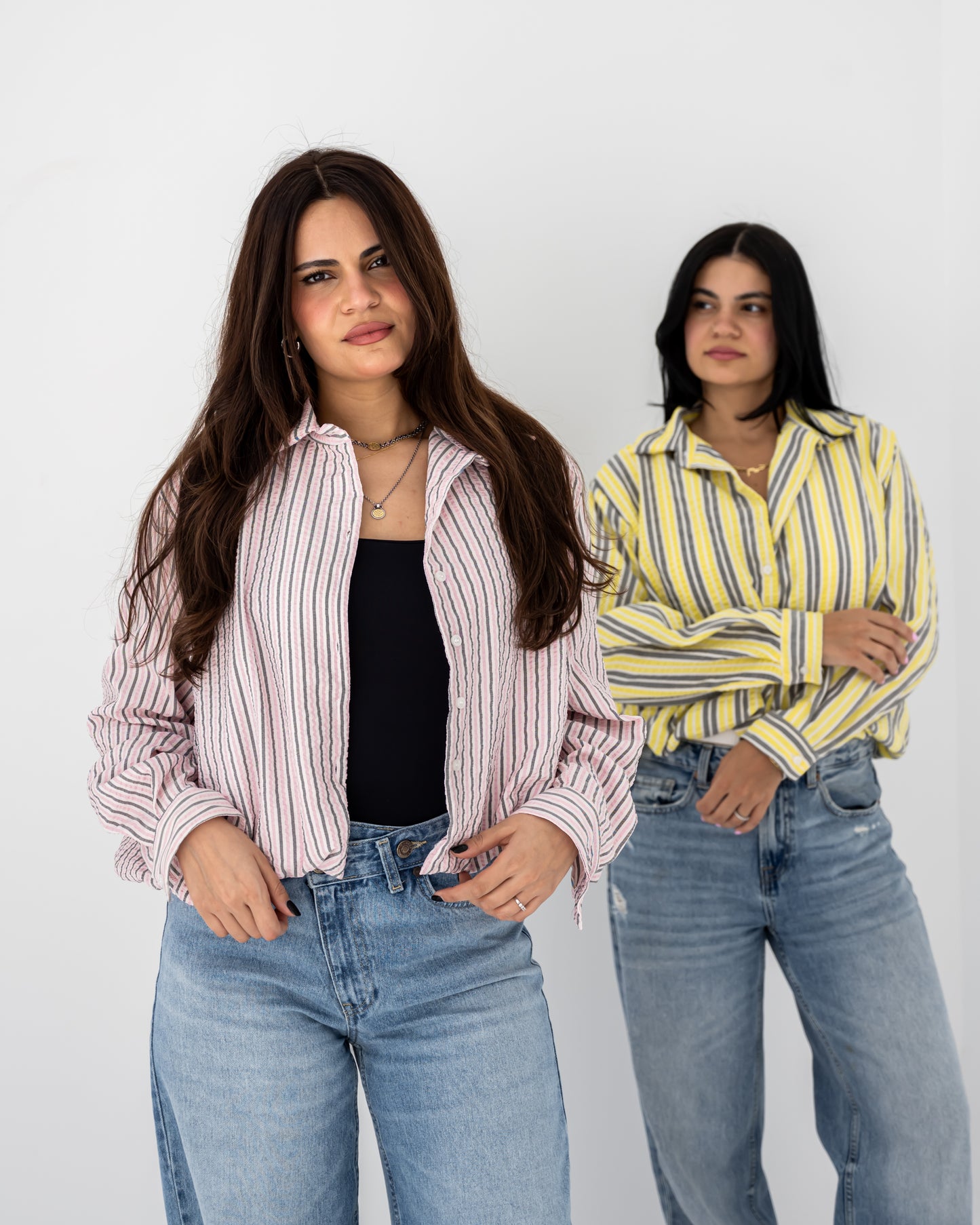 Pink Striped Shirt