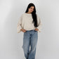 basic Linen Top In Beige