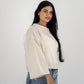 basic Linen Top In Beige