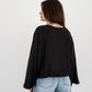 basic Linen Top In Black