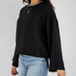 basic Linen Top In Black