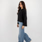 basic Linen Top In Black