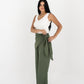 Wrapped Olive Pants