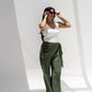 Wrapped Olive Pants