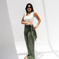 Wrapped Olive Pants