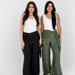 Wrapped Black Pants