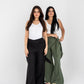 Wrapped Black Pants