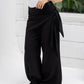 Wrapped Black Pants