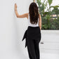 Wrapped Black Pants