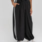 Boho Polka Pants In Black
