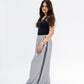 Boho Polka Pants In White