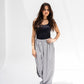 Boho Polka Pants In White