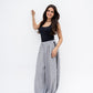 Boho Polka Pants In White