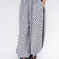 Boho Polka Pants In White