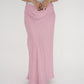 Pink Polka Satin Skirt