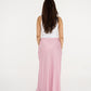 Pink Polka Satin Skirt