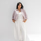 Ballon Linen Pants In White