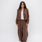 Ballon Linen Pants In Brown