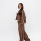 Ballon Linen Pants In Brown