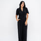 Black Linen Jumpsuit