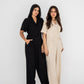 Black Linen Jumpsuit
