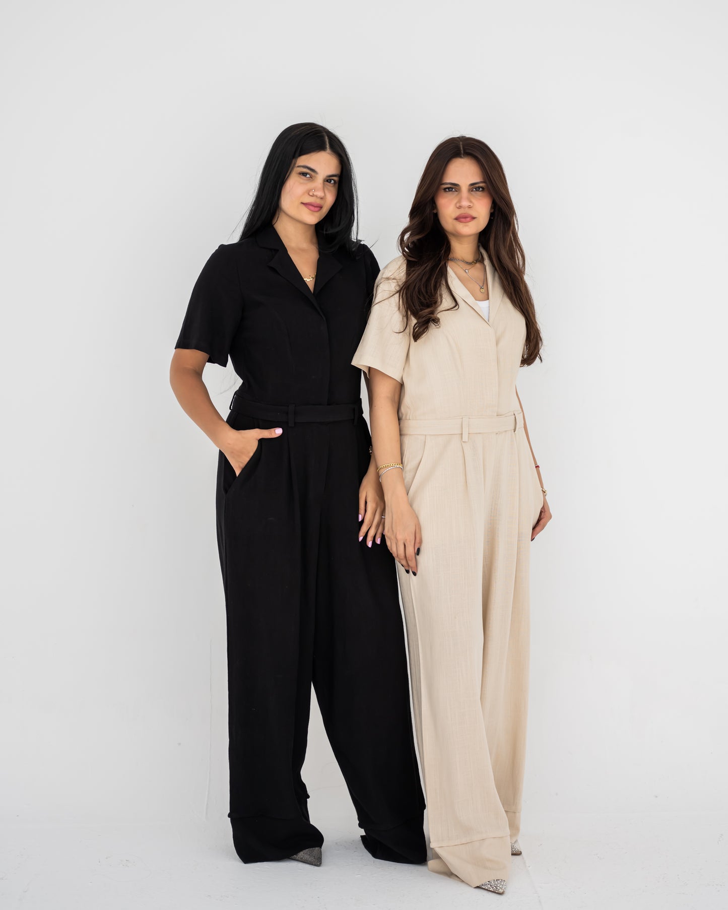 Black Linen Jumpsuit